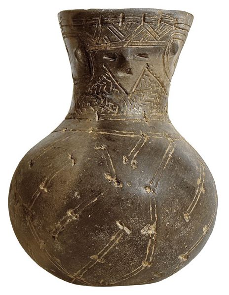 Dunntli vonaldszes arcos edny